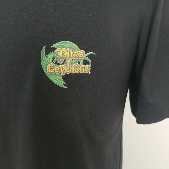 Mitos y Leyendas Black T-shirt, Dragons, M - Picture 4 of 7